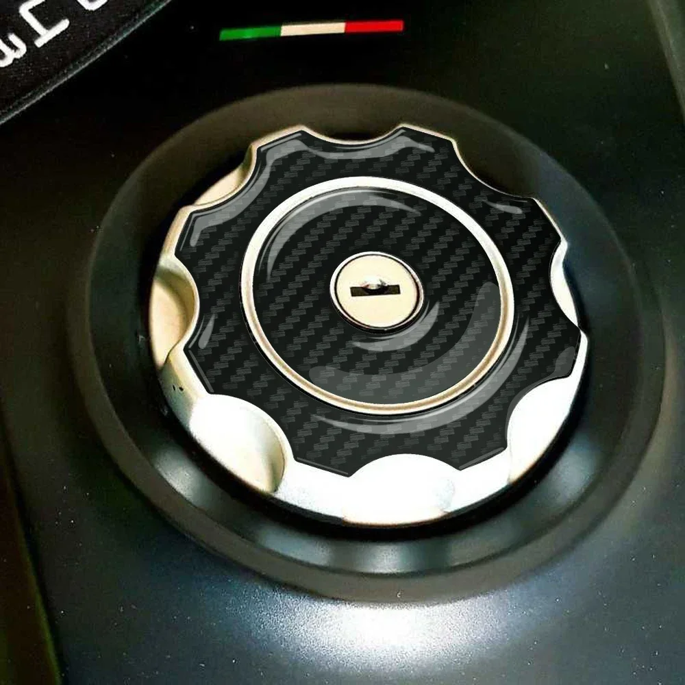 

For Ducati Hypermotard 2007-2014 motorcycle modification fuel tank cap carbon fiber exterior sticker decoration