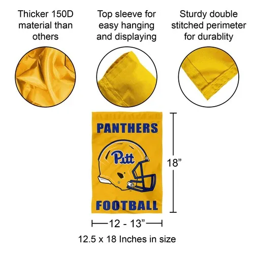 Pitt Panthers Football Helmet Garden Yard Banner hhp