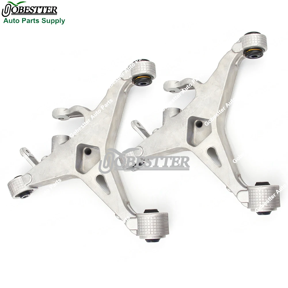 2pcs Rear Lower Suspension Control Arm Kits for Jaguar XF X250 XJ X350 XJL X351 XK 8 X150 C2D25221 C2D25220 C2D42388 C2D42387