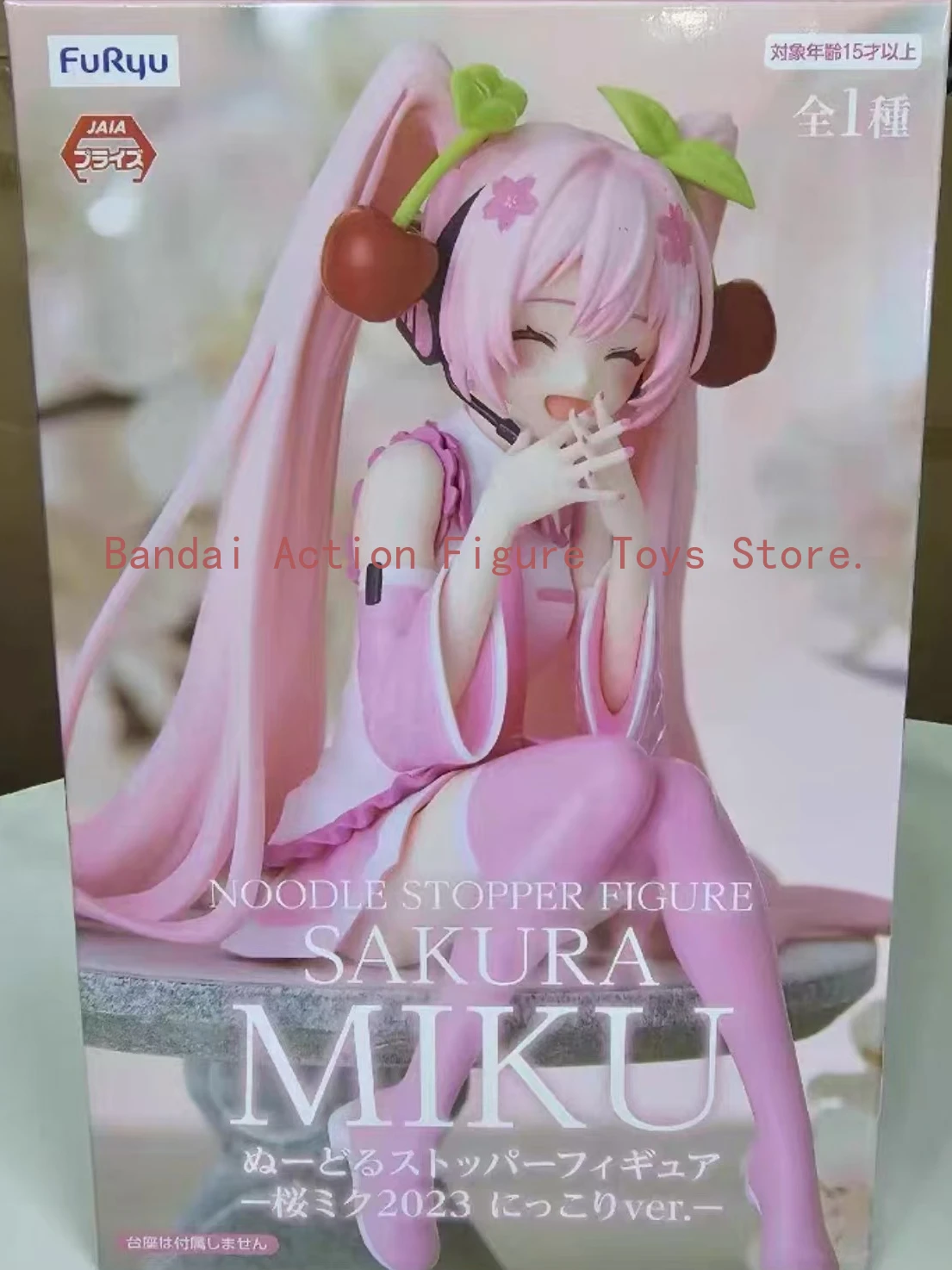 متوفر في المخزون FuRyu المعكرونة الفورية الصحافة فوكالويد هاتسون ميكو ساكورا تشوين 2023 مشهد الابتسامة اليدوية دمية نموذج جمع هدية #6