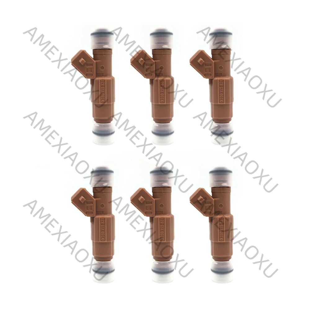 

6pcs Fuel Injectors for Volvo S70 C70 V70 S60 S80 XC70 XC90 280155831 9186340 0 280 155 831 AMEXIAOXU