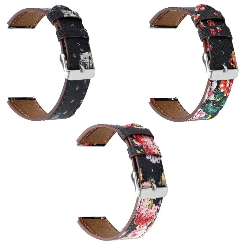 

Универсальный кожаный ремешок для часов Изысканный сменный кожаный ремешок Роскошный кожаный ремешок Удобный для часов fit3