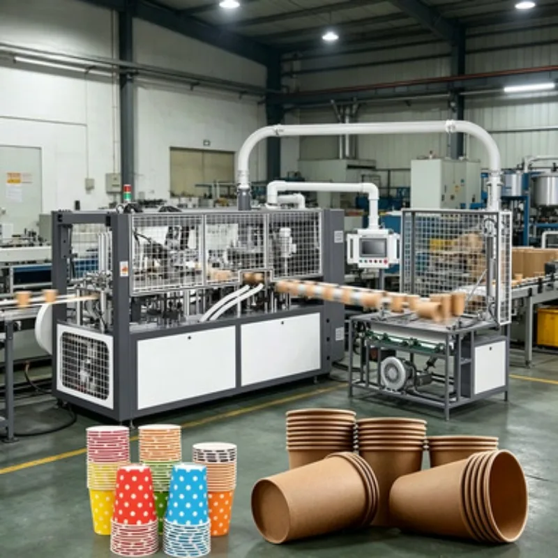 Fully Automatic Disposable Paper Product Manufacturing Machines List Coffee Paper Cup Making Machine CE BV