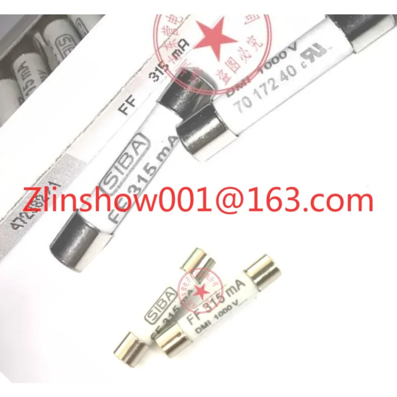 Быстродействующий предохранитель Fast Fusion 6 * 320,000 Fuse Tube SIBA FF315mA 1000V 7017240 1KV