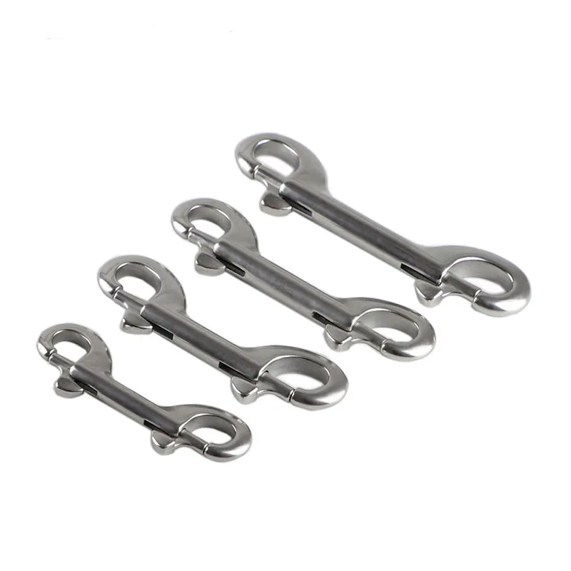 Double End Bolt Snap Hooks, Marine Grade Quick Release Clips for Scuba Diving, Dog Leash, Key Chain