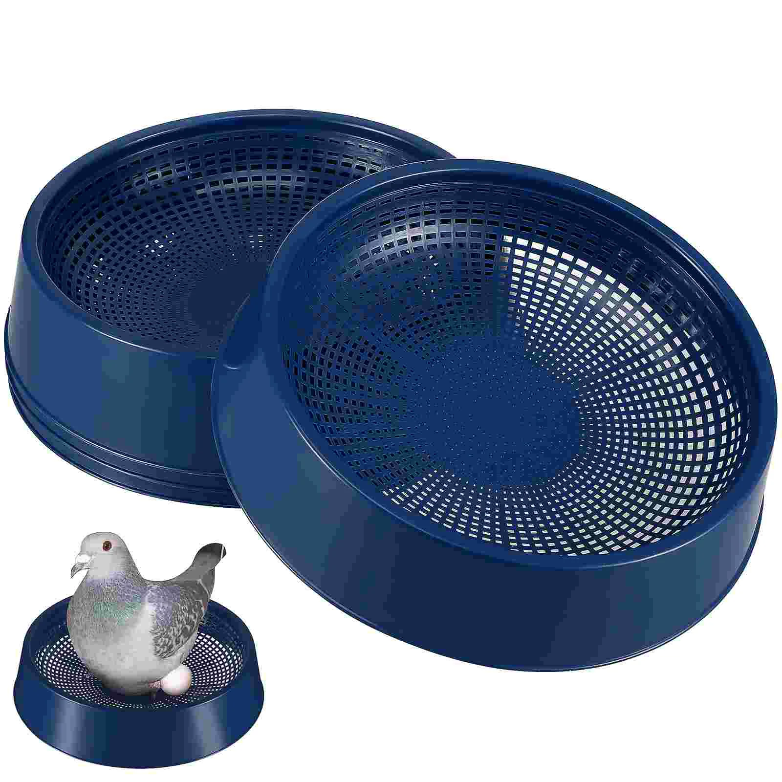 Cuencos de plástico para nido de aves, cajas de incubación de 4 piezas, cuencos pequeños para anidación de aves, accesorios para mascotas