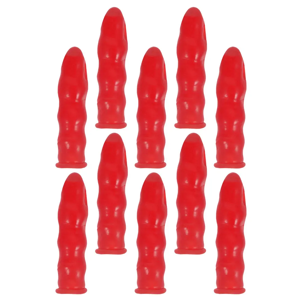 

10pcs Caulking Cap Tube Covers Protective Saver Sealer Reusable Empty Red Home Kitchen Bathroom Window Sink Joint Hardware