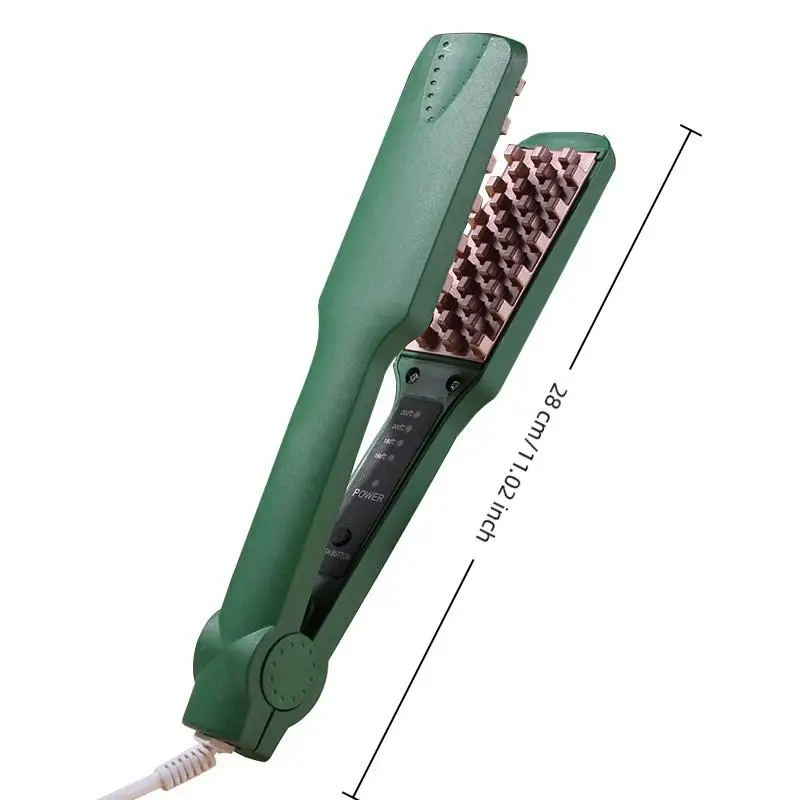 Fluffy Hair Curler 3D Grid Corn Perm Splint Hair Crimper Volumizer Ceramic Professional 4 Temperatures Styling Tool - view 6