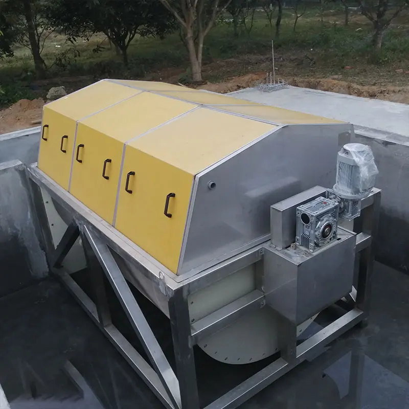 Shrimp Farming Equipment Water Filter System Rotating Drum Filter