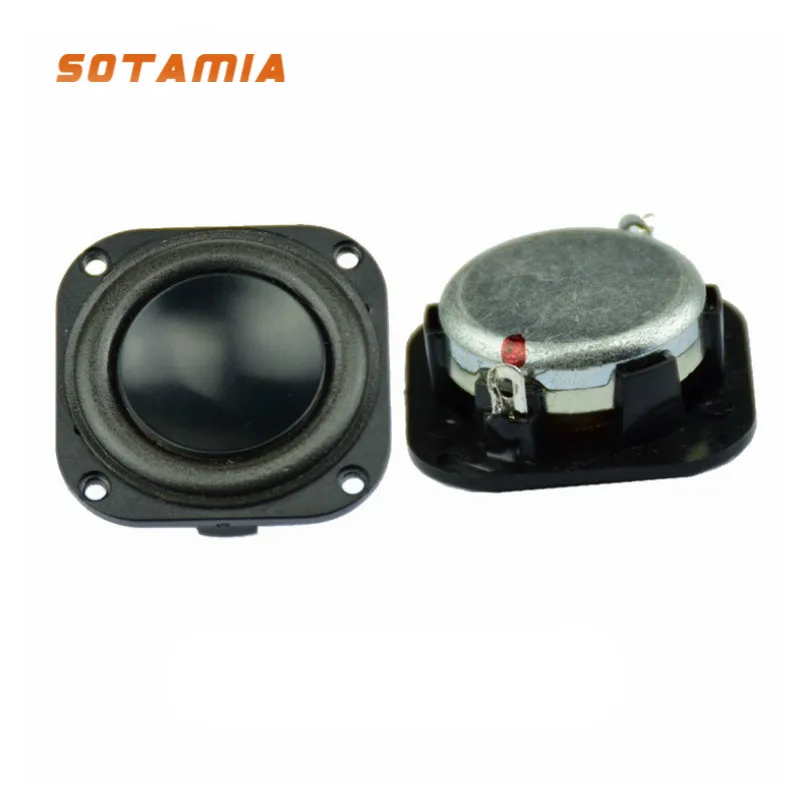 SOTAMIA 2Pcs 34MM Full Range Audio Mini Speaker Units 4 8 Ohm 4W Loudspeaker DIY Home Theater Bluetooth Sound Music Speaker