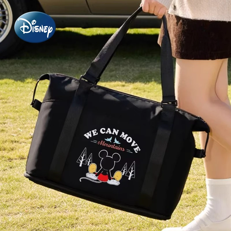 

Disney Original New Portable Travel Bag Luxury Brand Fashion Women's Travel Bag Large Capacity Casual Travel Storage Handbag