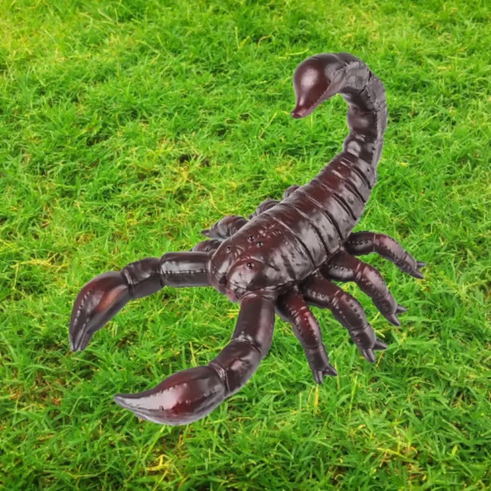 Simulation Giant Scorpion Insect Model Wild Realistic Large Scorpion Figure Toy Soft Handmade Animal Model Educational Kids Toy