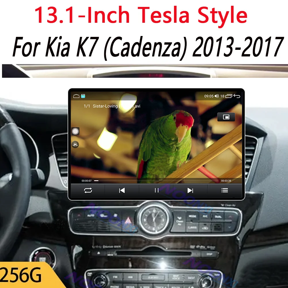 For Kia K7 (Cadenza) 2013-2017 All In One Car Radio 2 K Screen 1920x1200 RES Intelligent Android 13 System GPS Carplay 13.1 inch