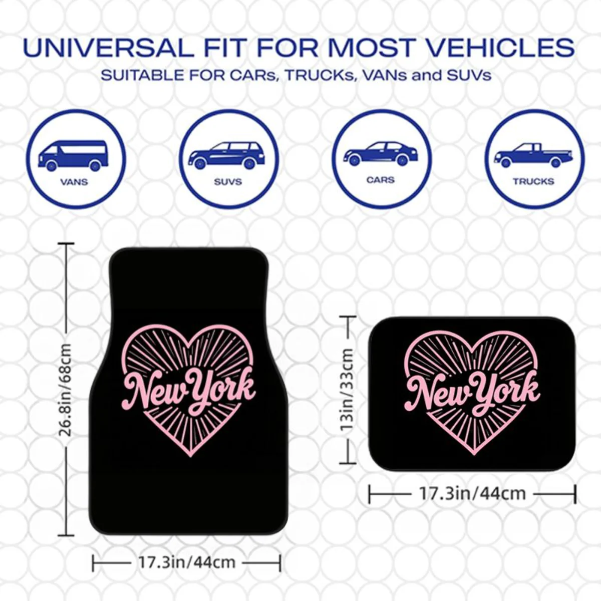 Tapetes universais para carro, - Car Accessories York avaliação e preço