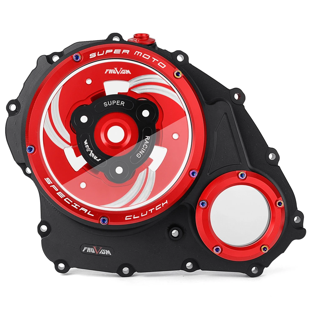 GSX-R1000 Clear Clutch Cover &Spring Retainer R For Suzuki GSXR1000 GSX R1000 GSXR 1000 R 2017 2018 2019 2020 2021 2022 2023