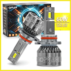 Oprah 2pc LED H7 H4 Car Headlight Bulb Canbus 3570SMD 60W 9005/HB3 9006/HB4 H11 H1 Hi/Lo Beam Car Accessories Front Lighting 12V