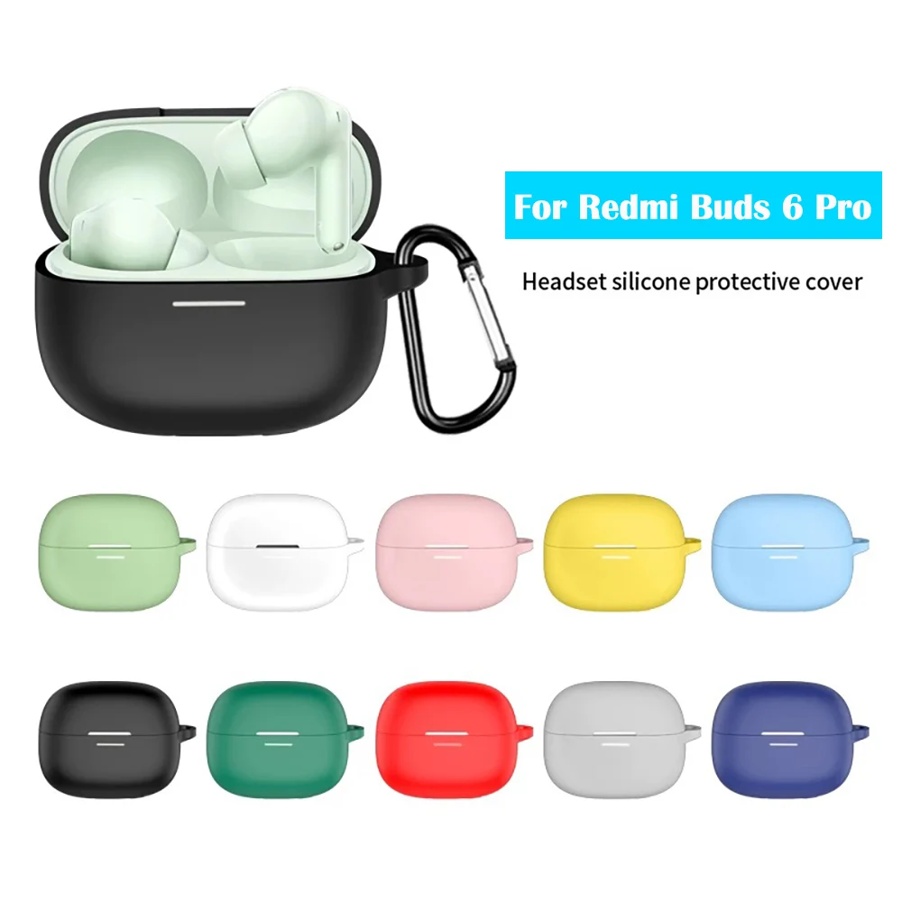 Für Redmi Knospen 6 Pro Fall Silikon Kopfhörer Abdeckung Für Xiaomi Redmi Knospen 6 Pro Knospen 6 Pro Schutzhüllen Drahtlose Lade box