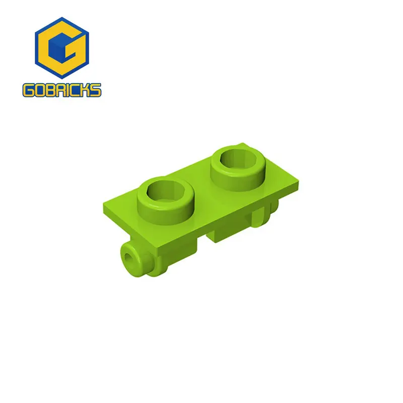 Gobricks 10PCS MOC Bricks Hinge Brick 1 x 2 Top Plate compatible with lego 3938 pieces of children\'s toys DIY Building Blocks