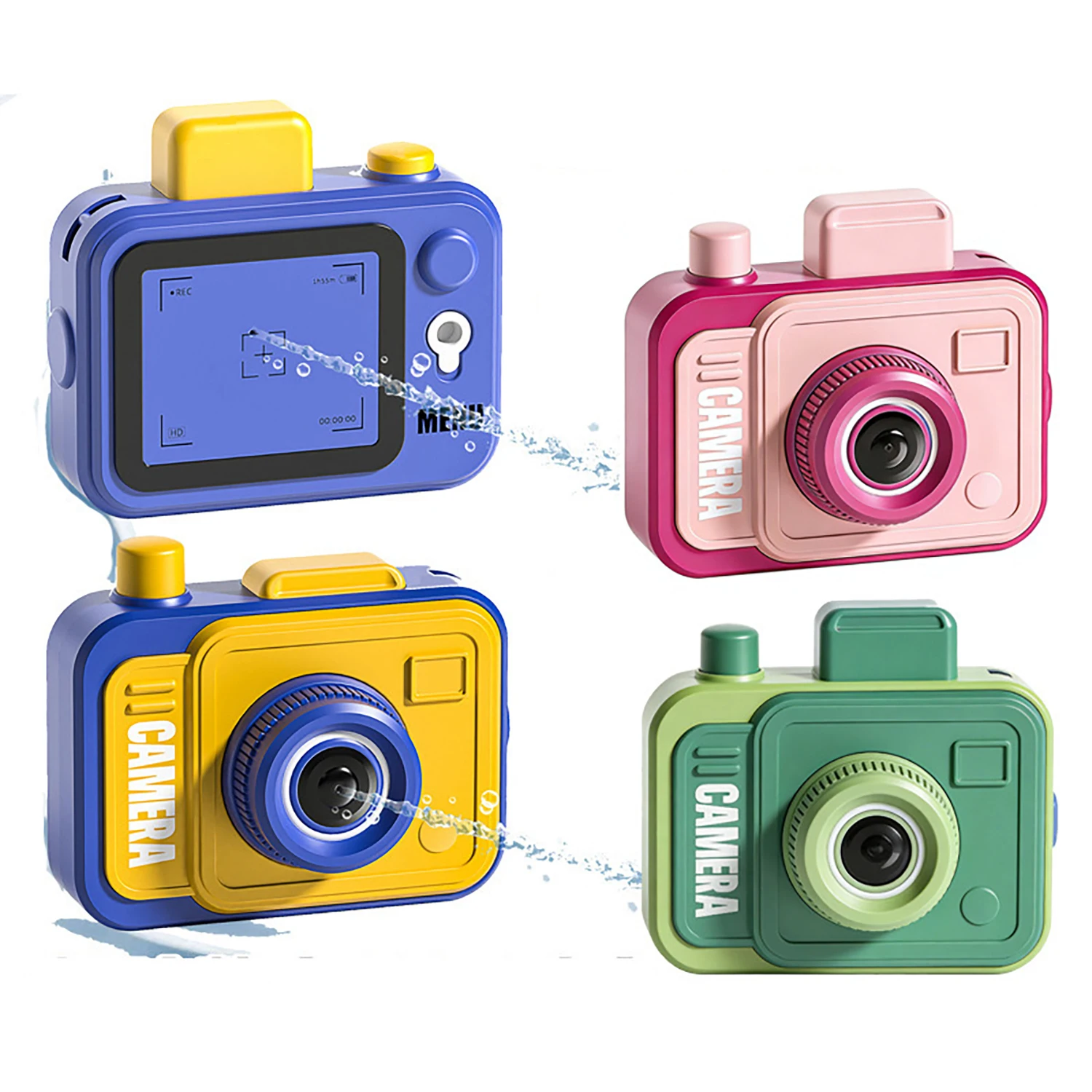 

Двусторонний водяной пистолет-камера для розыгрышей на День дураков, забавный гаджет для приколов, двусторонний водяной пистолет