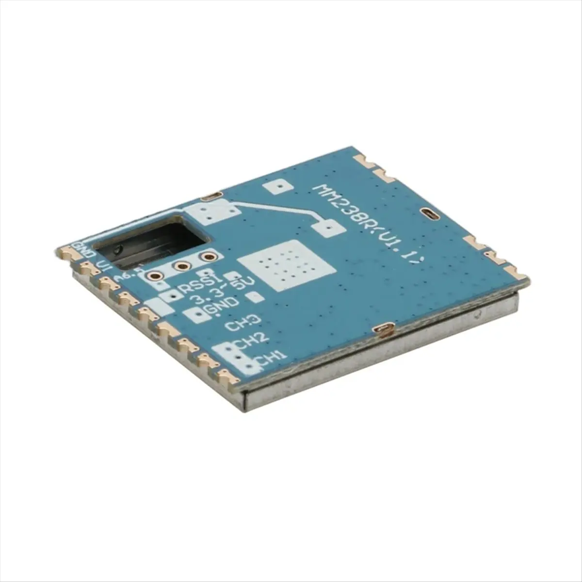 T35C 1PCS 3.3-5V Receiver Upgraded RX5808 5.8G Wireless Image Transmission Open Soure Receiving Module RSSI Output 0.7-2.2V