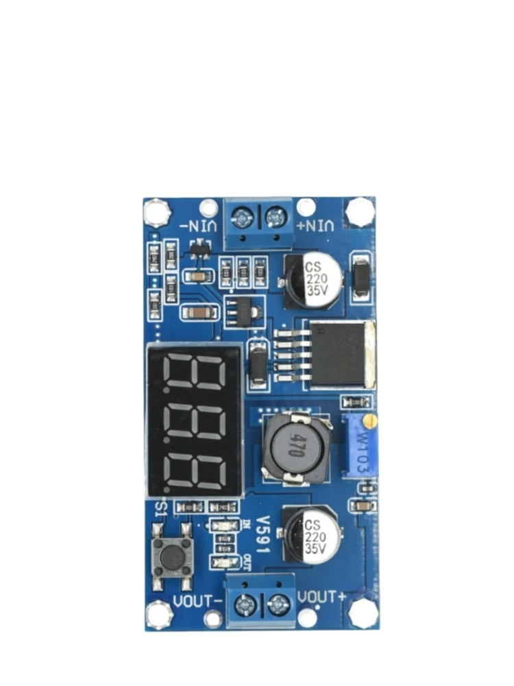 LM2596 DC DC Step Down Converter Spanningsregelaar LED-display Voltmeter 4,0 ~ 40 tot 1,25-37V Buck-adapter Verstelbare voeding - afbeelding 2