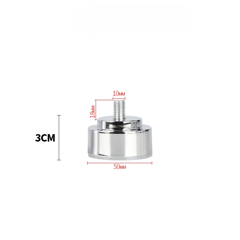 4PCS M10 나사 가구 다리 조정 가능한 알루미늄 합금 소파 테이블 다리 가구 교체 부품