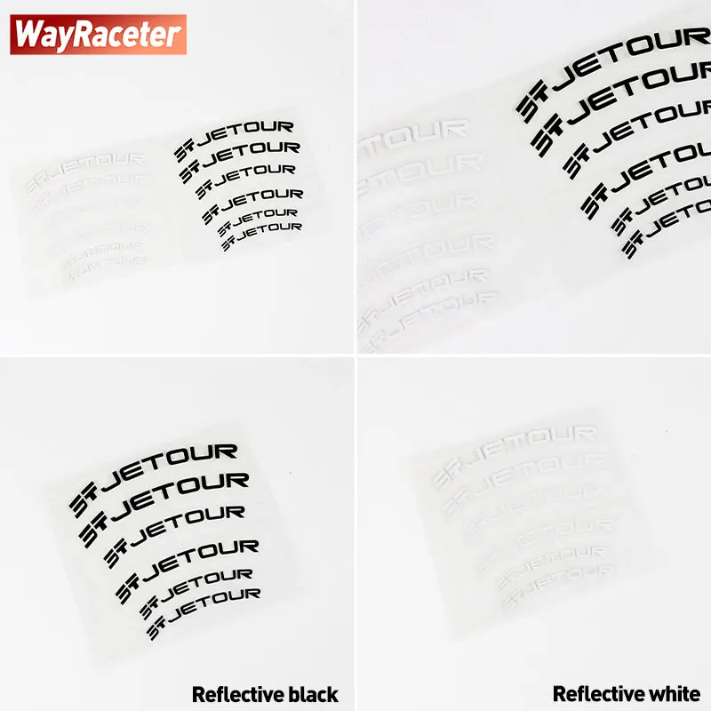 6 Pcs Car Brake Caliper Sticker High Temperature Waterproof Vinyl Decal For Chery Jetour Traveller T2 X70 X90 X95 Accessories