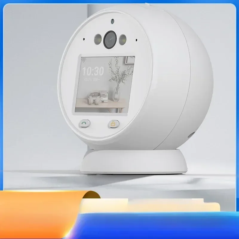 With 2.8 Inch IPS Screen Baby Cry Sound Detection Security Indoor PTZ IP Camera Baby Monitor Wifi Video Call Camera  ICSee