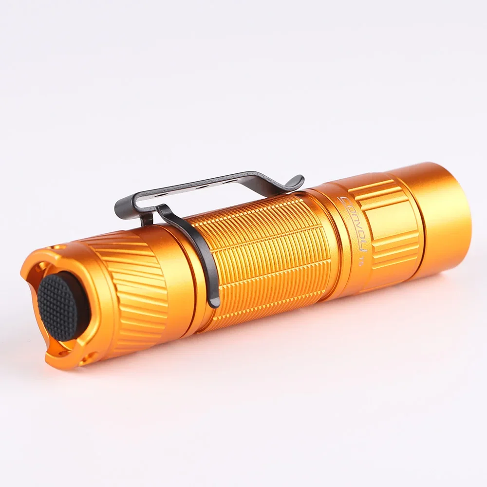 Imagem -05 - Comboio Led Lanterna Mini Flash Light Luz de Trabalho Tocha Alta Cri aa Tir Lens 519a 519a 14500 60deg