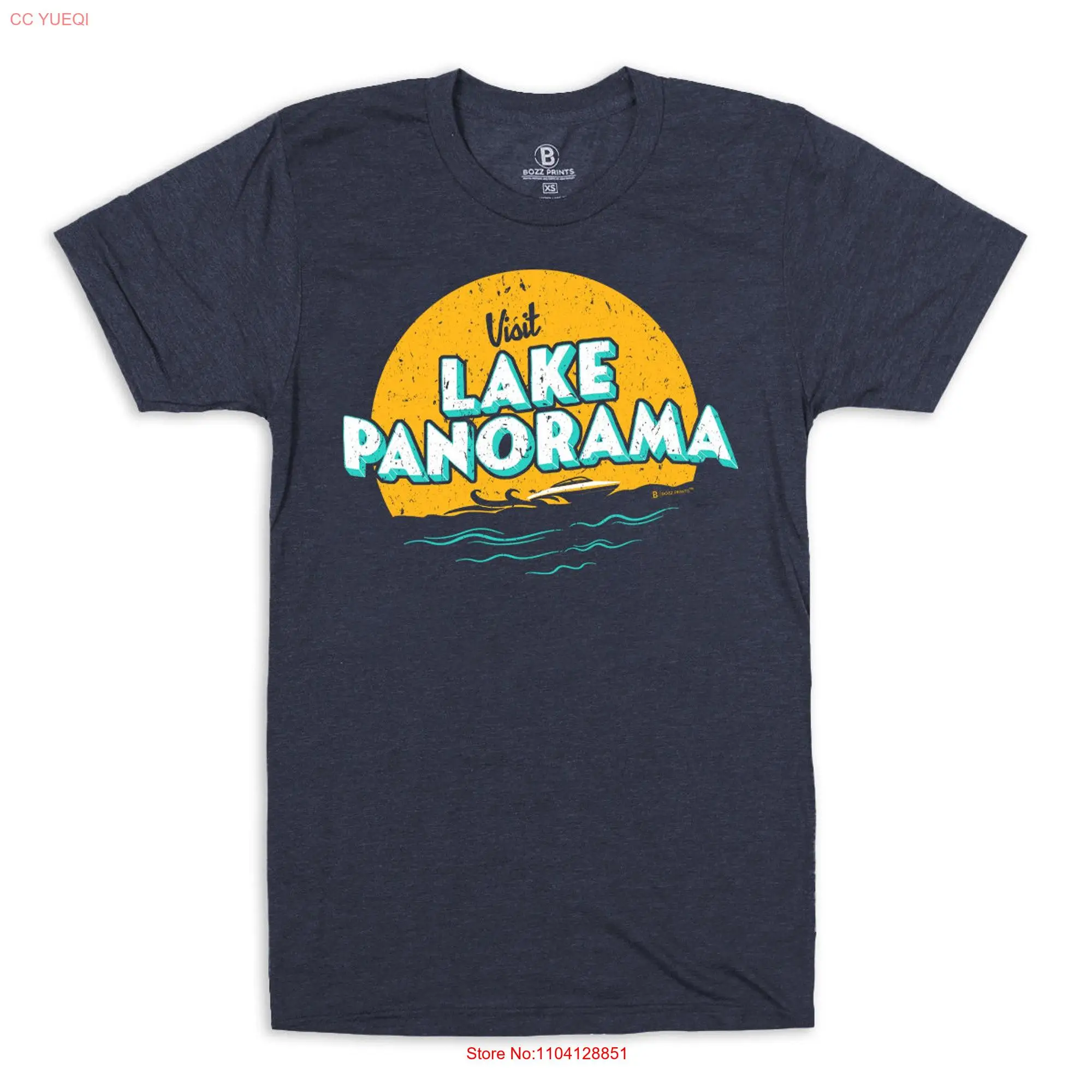 Visit Lake Panorama T Shirt long or short sleeves