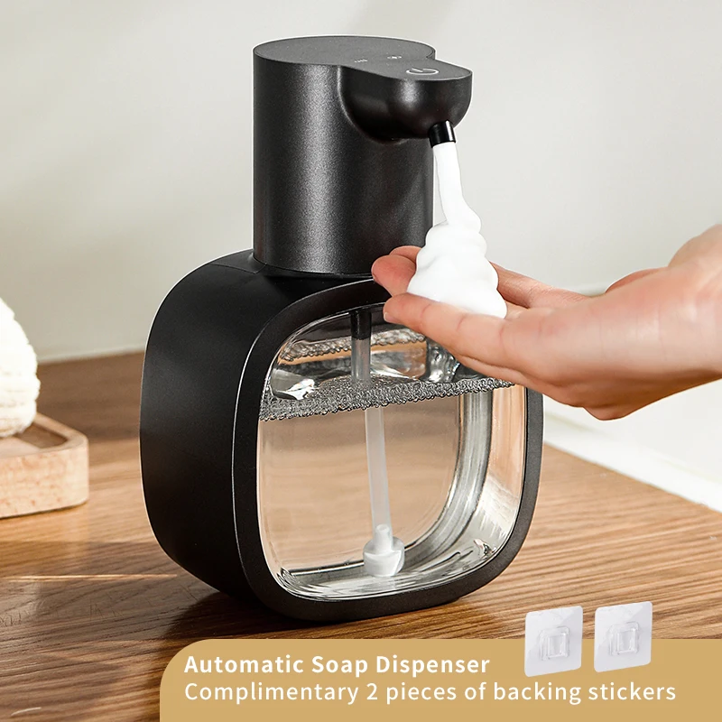 Nieuwe Wandmontage Automatische Zeepdispenser Schuim Slimme Handwasmachine 500 ml Vloeistof Oplaadbare Badkamer Inductie Sensor
