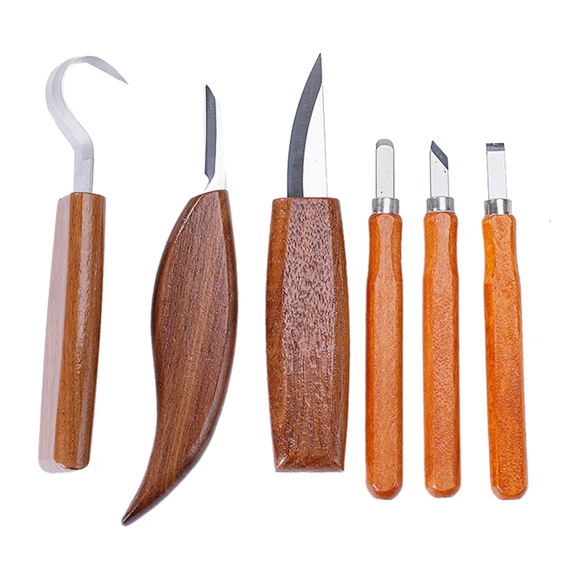 Wood Carving Tool Polishing Compound Whittling Kit Woodcarving Sculptural Spoon Carving Cutter