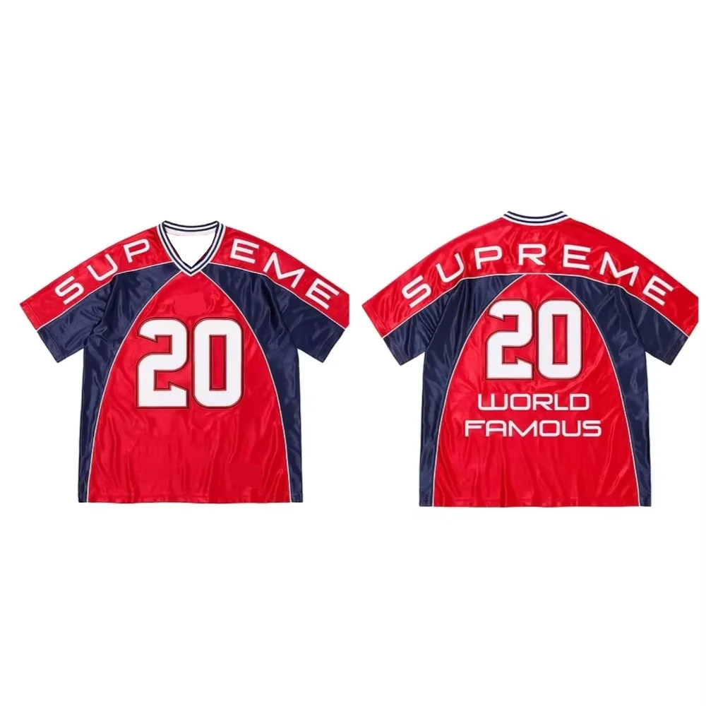 2025 Summer Competitive Training Wear T-shirt 3D Printed Quick-drying Loose Sweat-absorbing 20 Jersey V-neck T-shirt Women's Top