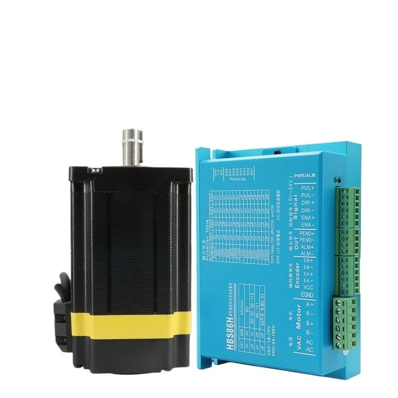 86-closed-loop-high-speed-stepper-motor-set-can-add-brakes-with-encoder-5nm85nm125nm-drive