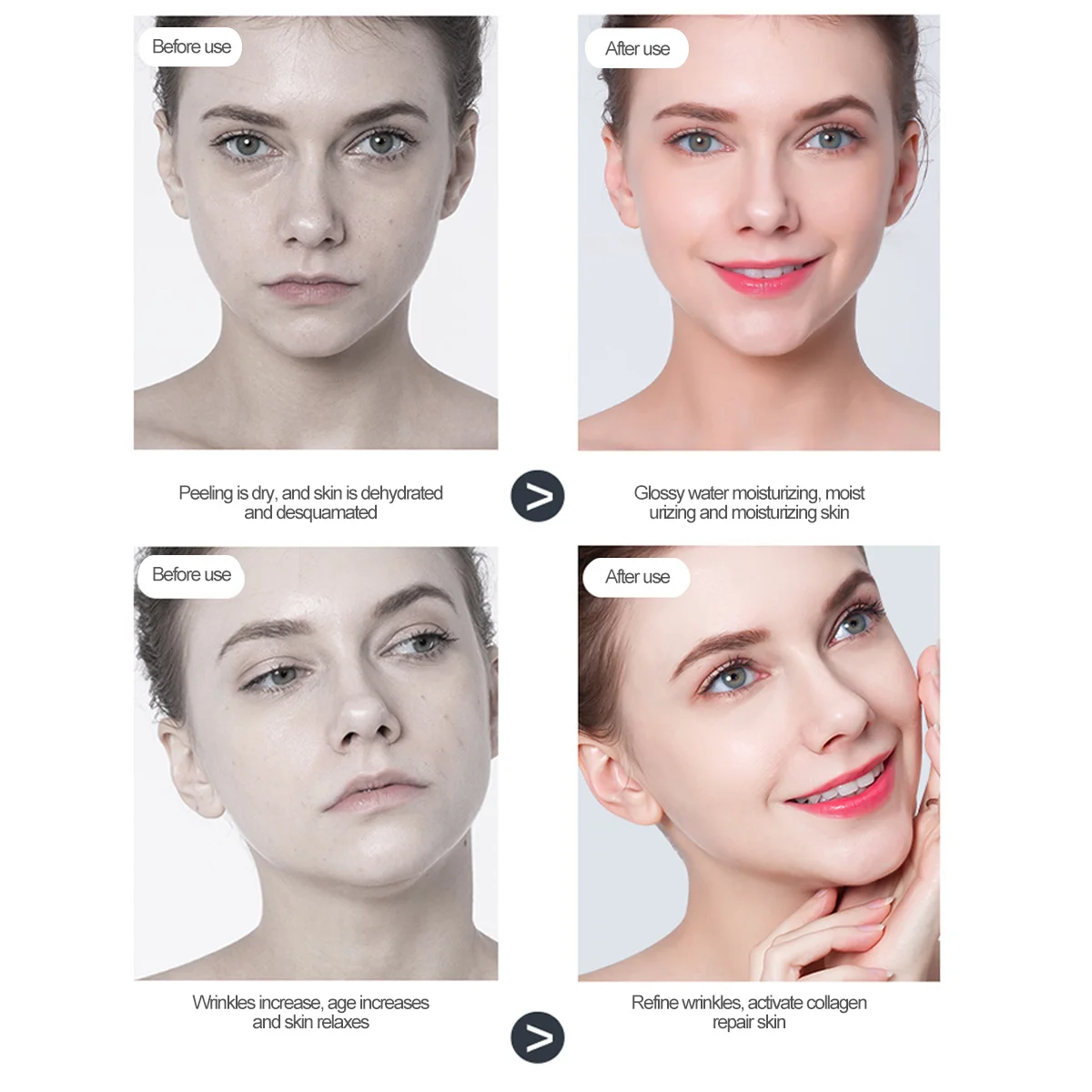 

Portable Face Mist Machine Large Amount of Mist Fast Emitted Clear Absorption Quick Hydration Facial Moisturizer 45 Times