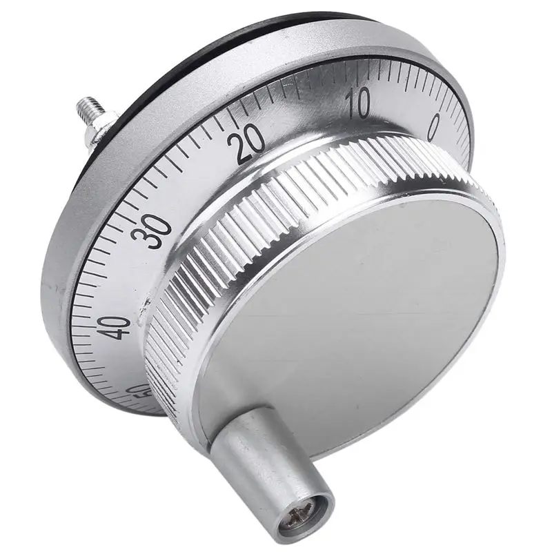 A84X-2X Hand Wheel Handle Kit 5V Manual Pulse Generator Cnc Machine Tool Rotary Encoder Electronic Hand Wheel,60Mm