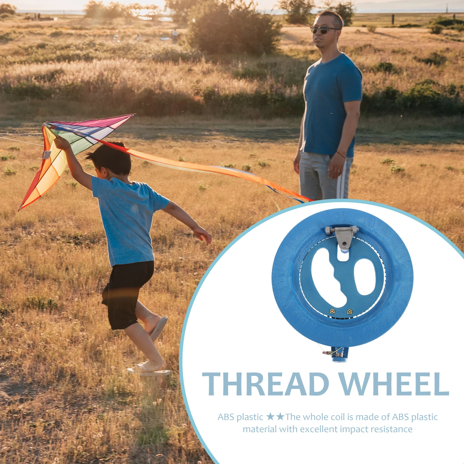 ABS As Kite Winder Tool Duurzaam Outdoor Handwiel met Gladde Spoel Hoge Controle Grip Draagbare Kite Flying Kit Accessoires