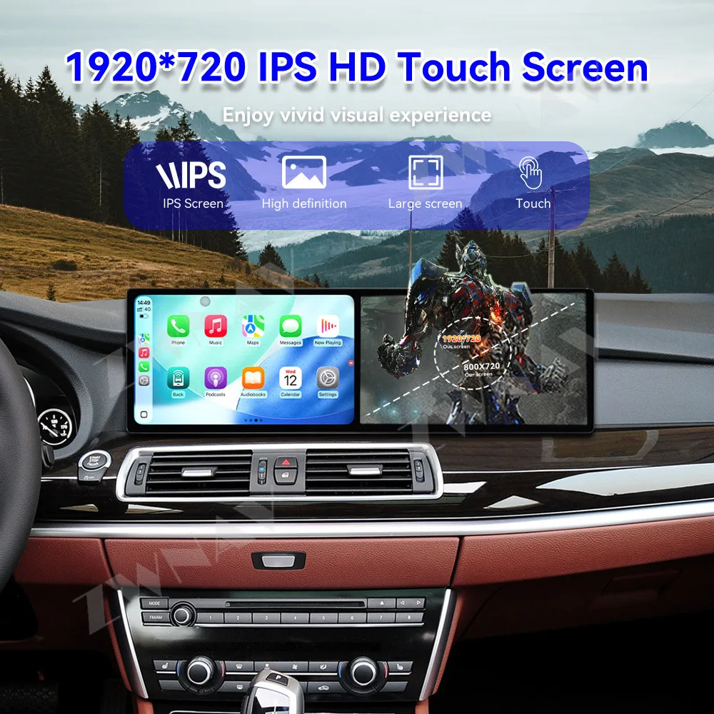 

Для BMW 5 серии GT F07 2011-2017 CIC NBT Автомобильный радиоприемник Беспроводной Carplay GPS Navi Android Автоматический мультимедийный плеер Головное устройство 4G 1920P