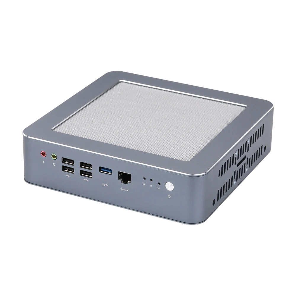 Qotom Mini PC Q51551ST/VT-S18 Core Ultra 5-125H Supporto D5 RAM con 2 10G LAN 6 I226V LAN 2 10G SFP+ Computer