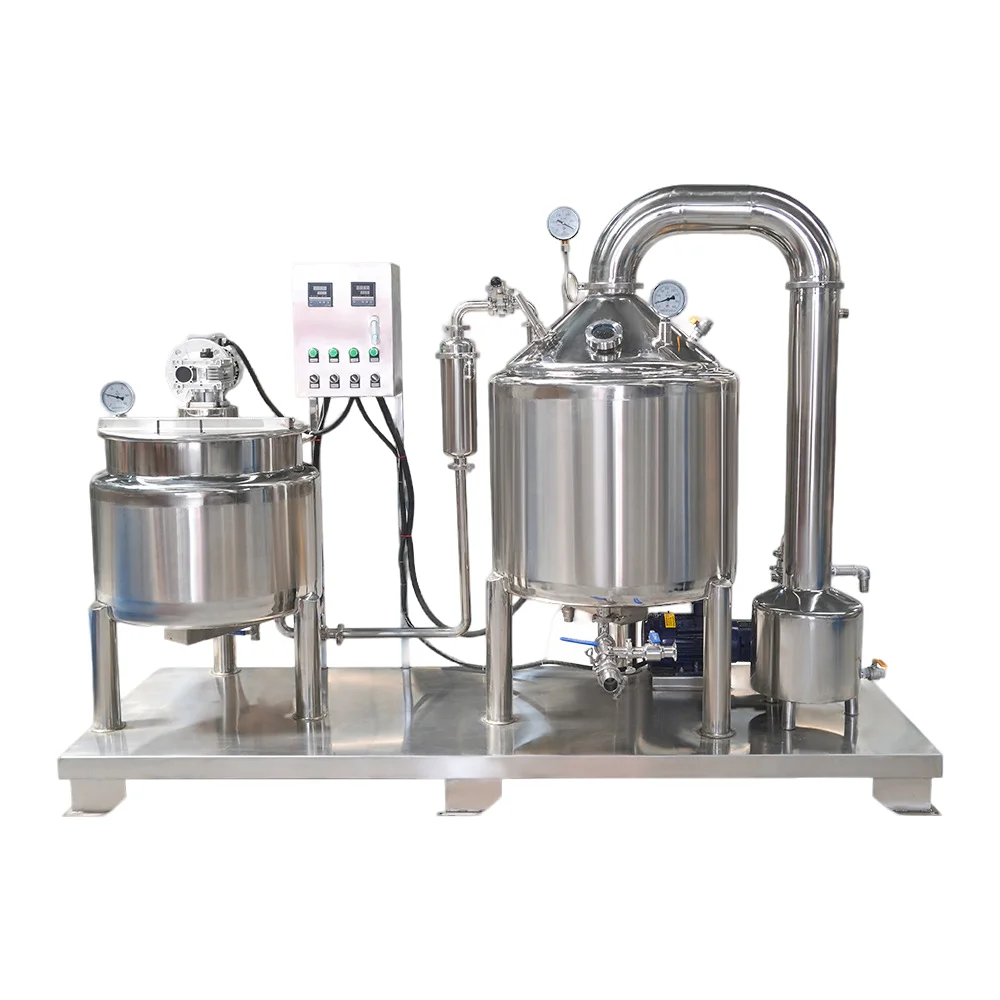 Manufacturer's Automatic Honey Extracting Machine 0.5-5T Low Price Core Motor Honey Concentrator for Processing Plant