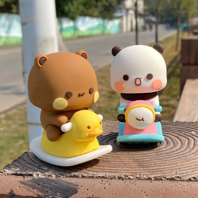 Yier Bubu Spring Swing Figurine Cute Cartoon Rocker Horse Ornament Car Interior Decor Desktop Decoration Birthday Gift 2026 new view 3