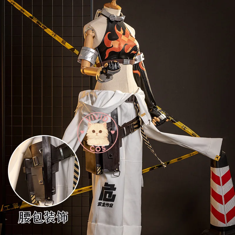 Zenless Zone Zero Corrida Оперативный белый медведь Heavy Industries Косплей Костюм Промышленная эстетичная коллекция полных нарядов