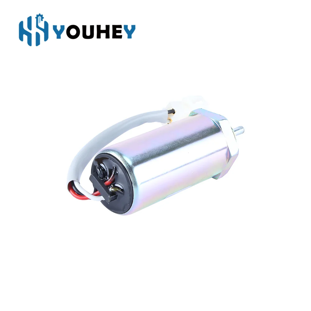 Stop Solenoid 8973295680 897329-5680 12V 24V for Isuzu 3LD1 fuel shut off shut down stop solenoid 3LD2 4LE1 3LB1 4LB1 Hitachi