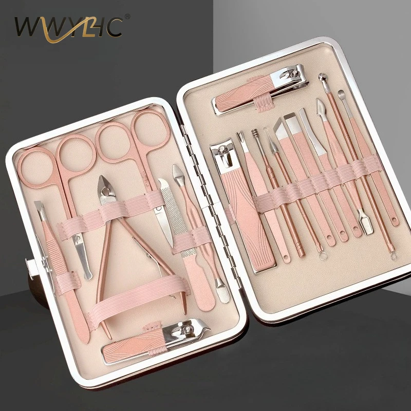 Suitable for 7-18 Pieces, Nail Clippers, Beauty Set,  Clippers, Full  of  , Art Tool  Box.