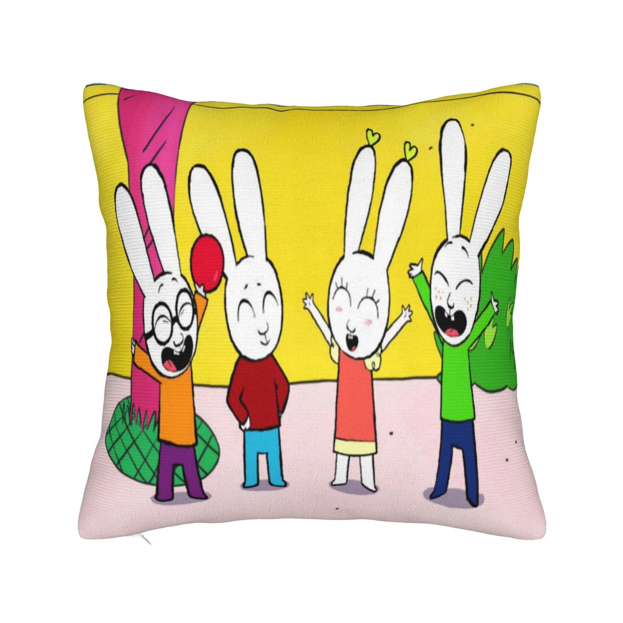 Bed Decoration Simon Super Rabbit Pillowcases Accessories  Pillow Covers Zippered Multi Size