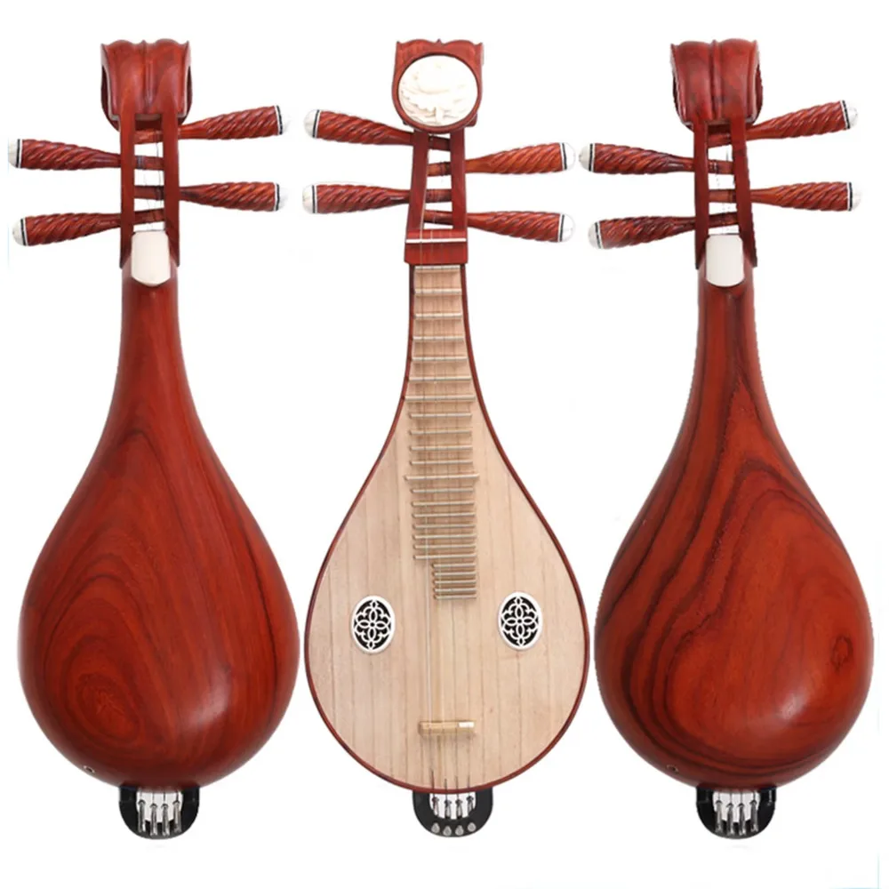 

Rosewood & Padauk Liuqin Musical Instrument for Performance, Grade Examination & Beginners