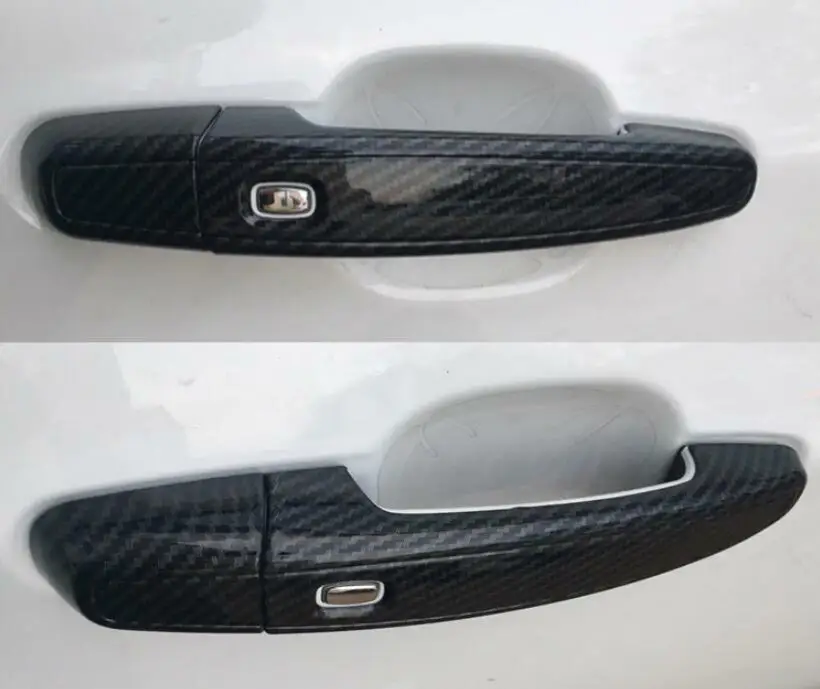 CARBON FIBRE CAR DOOR HANDLE COVER TRIM FOR CHEVROLET TRAVERSE 2018 2019 2020