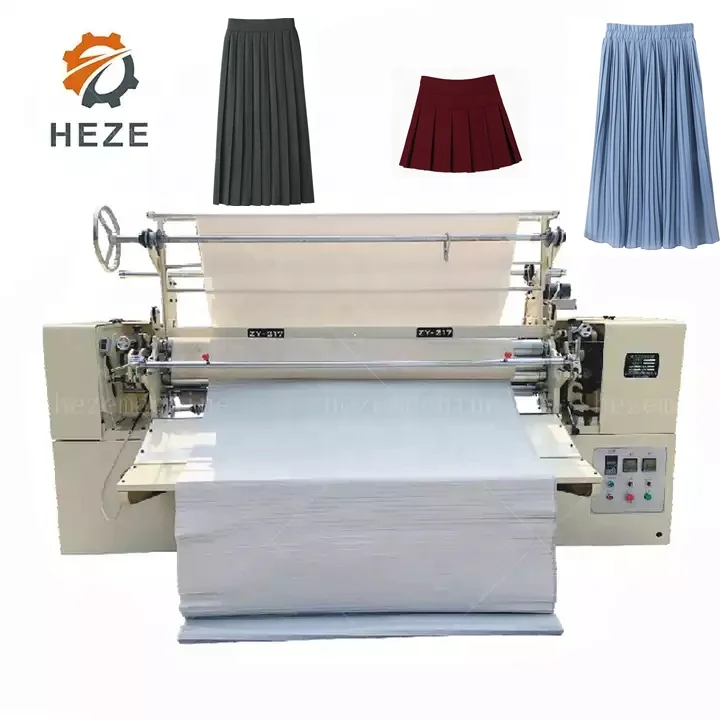 Computerized Pleat Making Machine For Pleating Fabrics Cloth