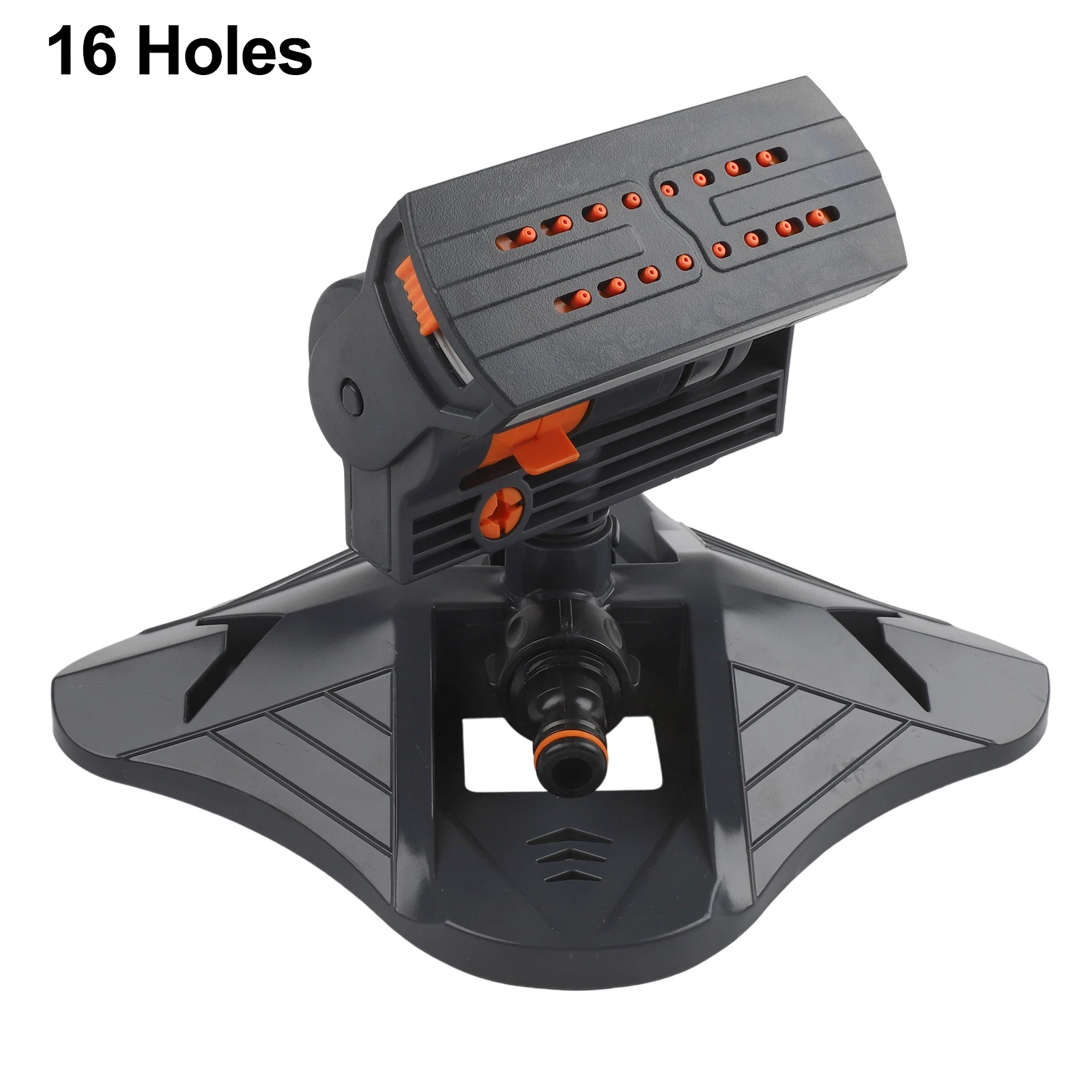 Upgraded Adjustable Range Sprinkler For Watering Lawns, Yards And Gardens. 16Mini Turbine Oscillating Sprinklers