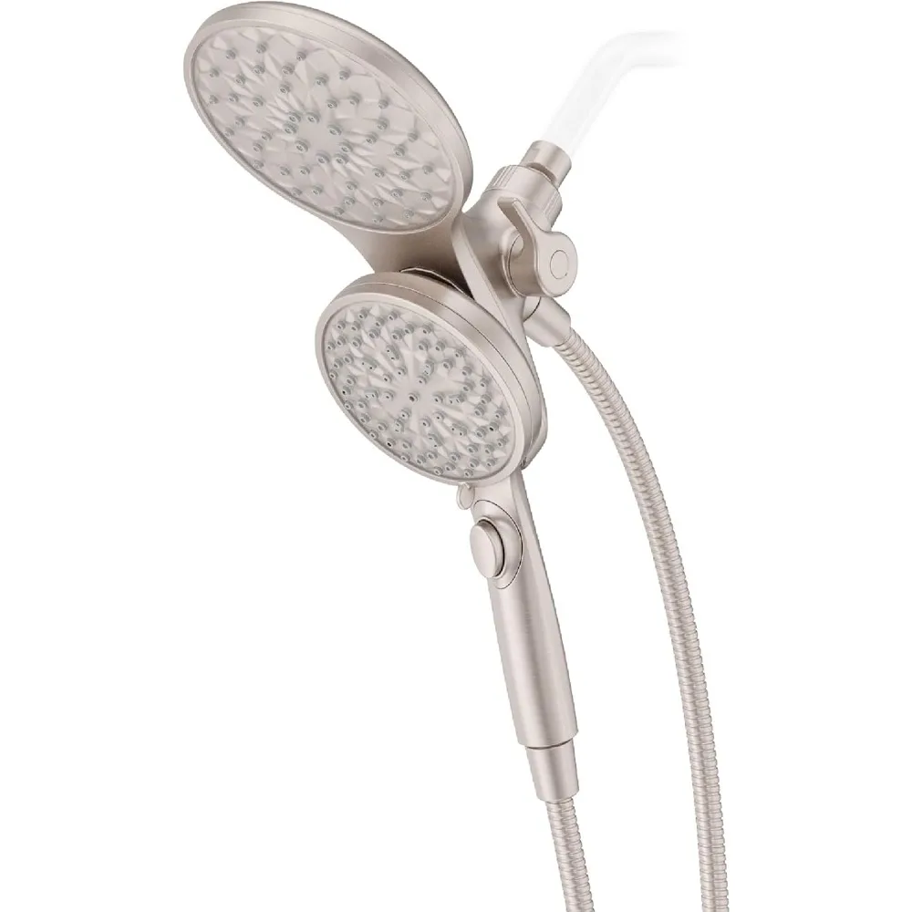 

Pfister HydroFuse Shower and Handheld Set with Hose, Magnetic Dock, 6-Function, 2.5 GPM, Spot Defense Brushed Nickel